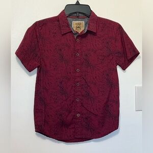Brooklyn Laundry youth short sleeve be button up size M 10/12